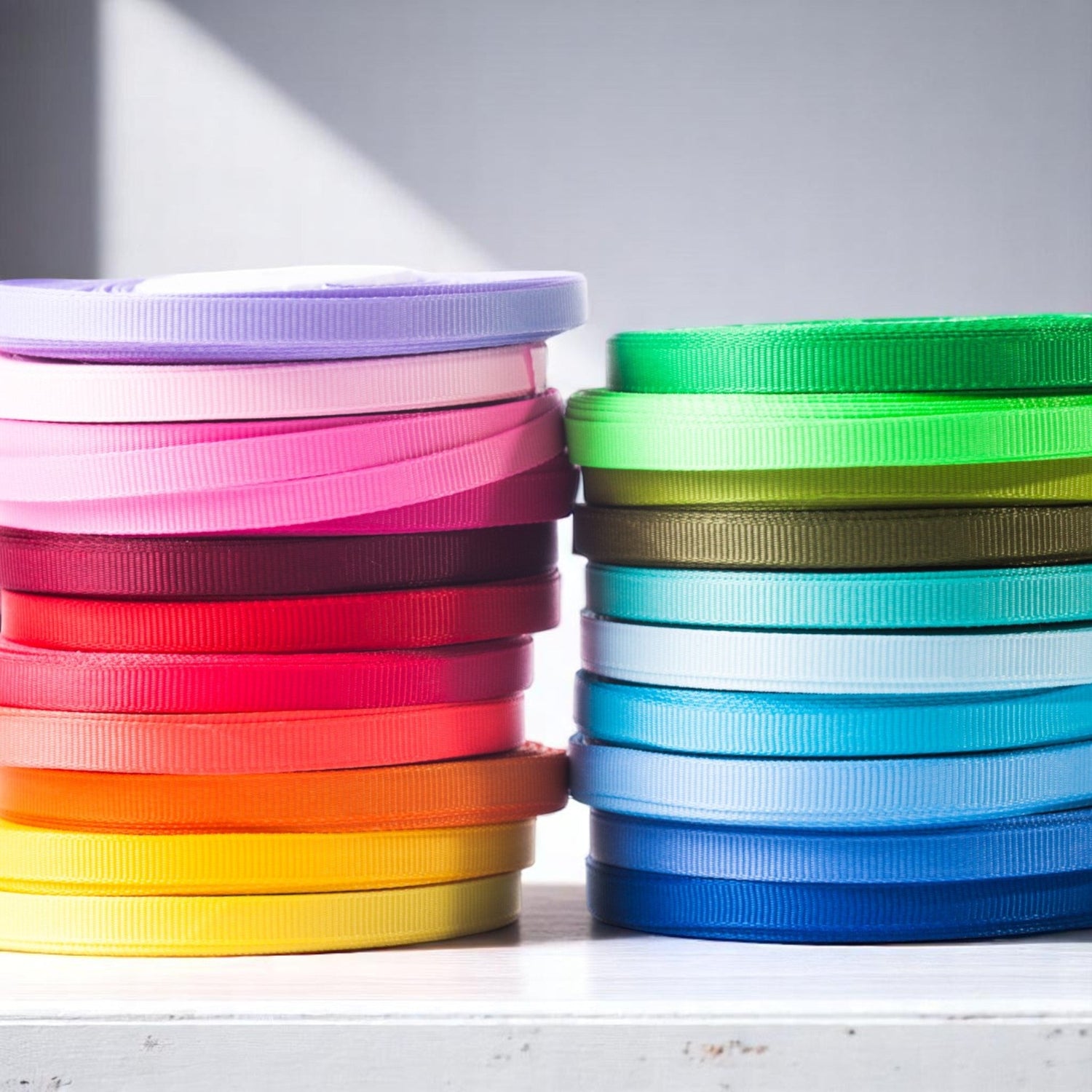 Ruban vierge | satin, grosgrain, coton