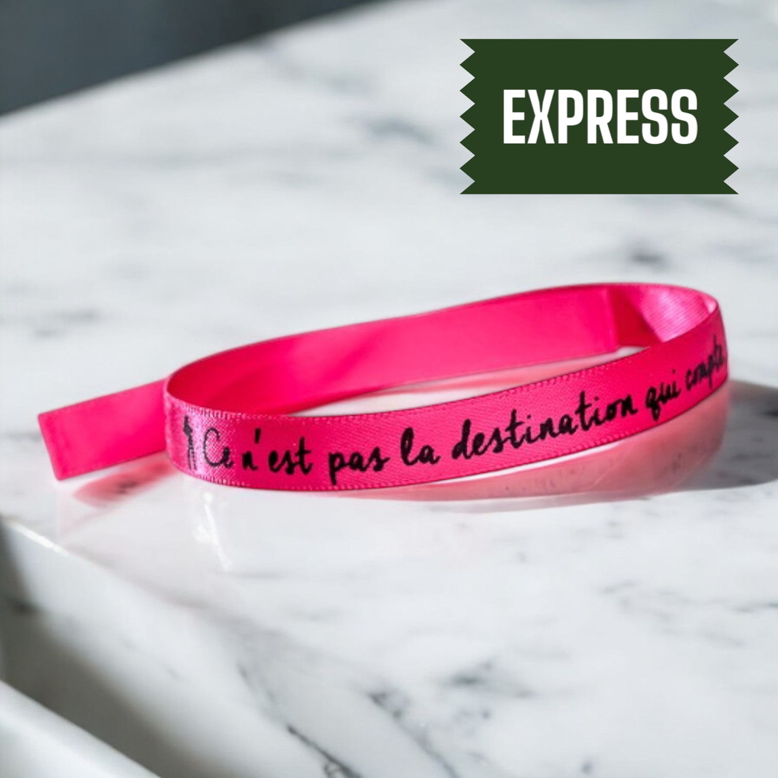 EXPRESS - Bracelet tissu personnalisé (1 à 4 jours)