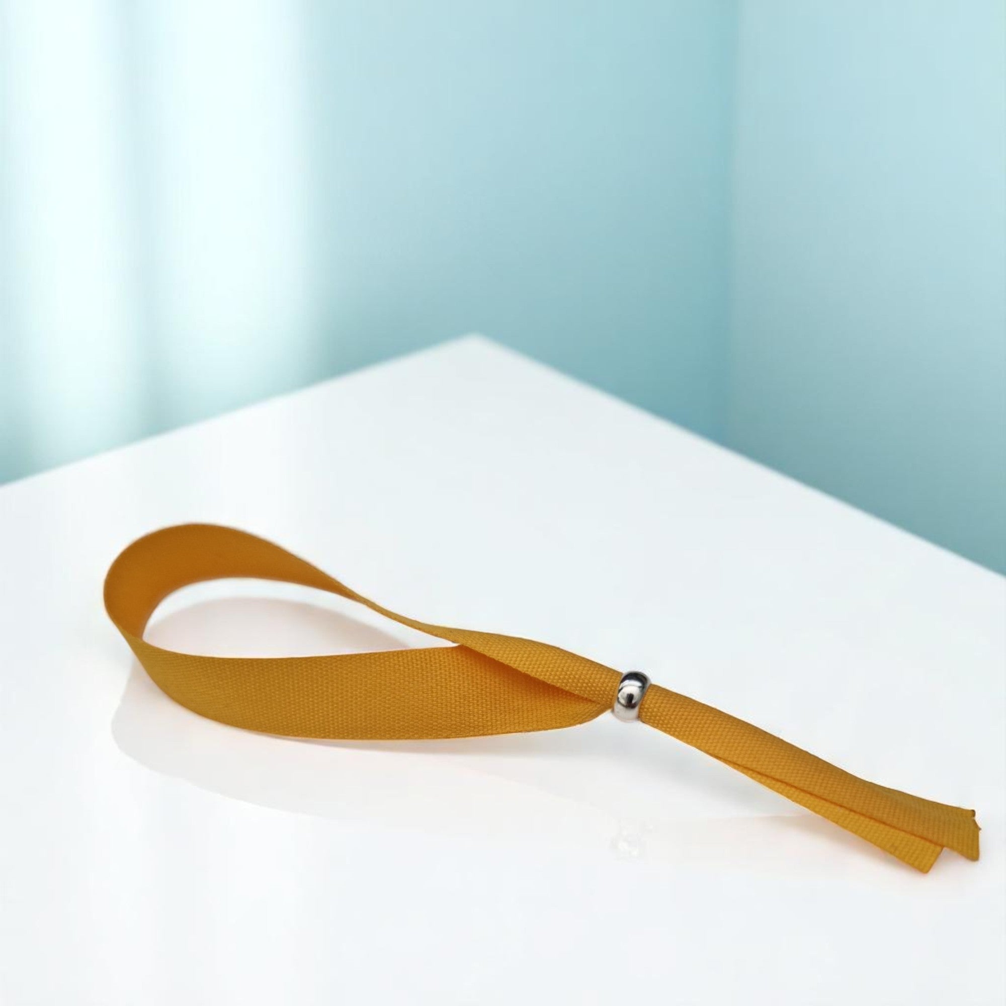 Bracelet VIERGE - tissu à nouer ou avec fermoir