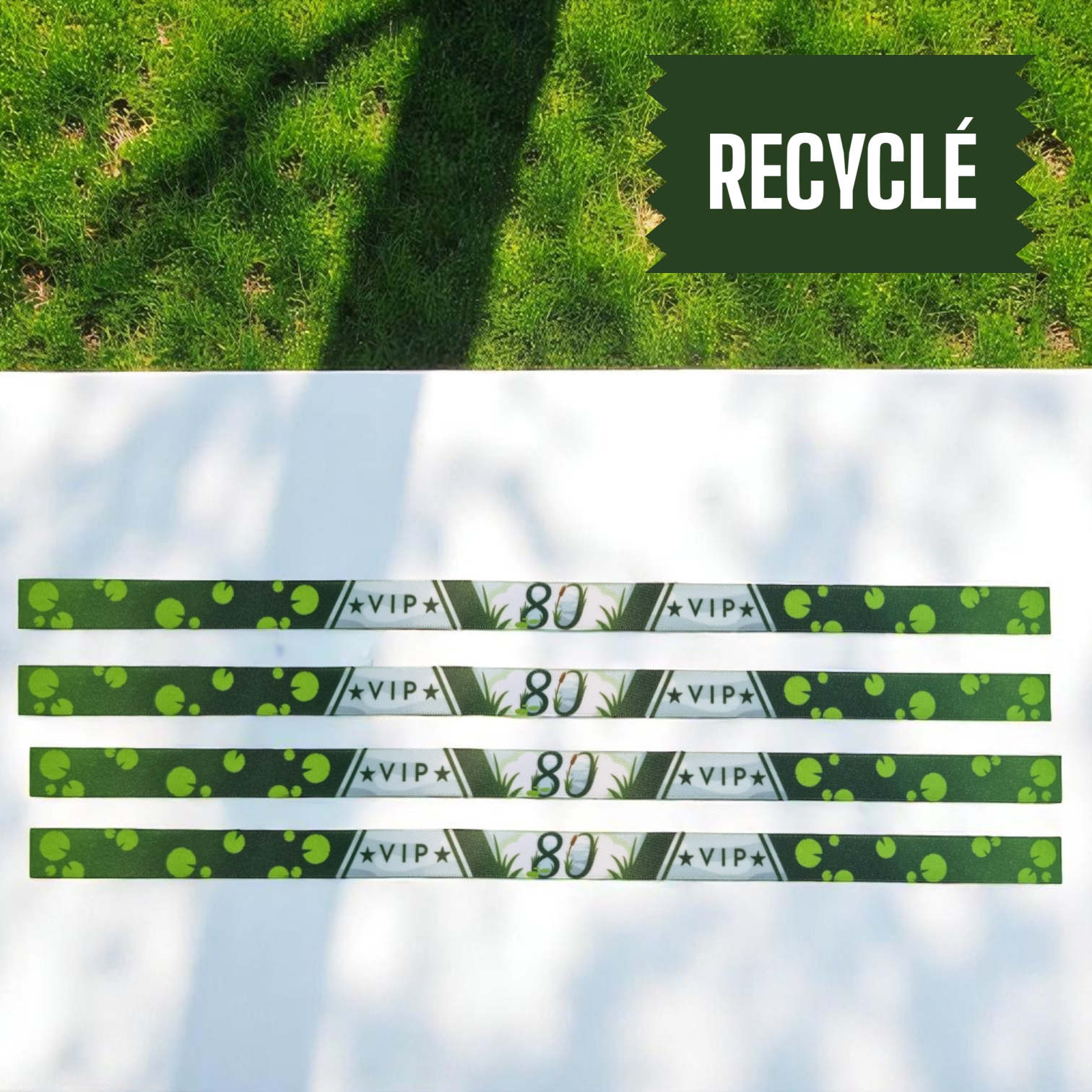 Bracelet ECO-FRIENDLY personnalisé - satin rPET