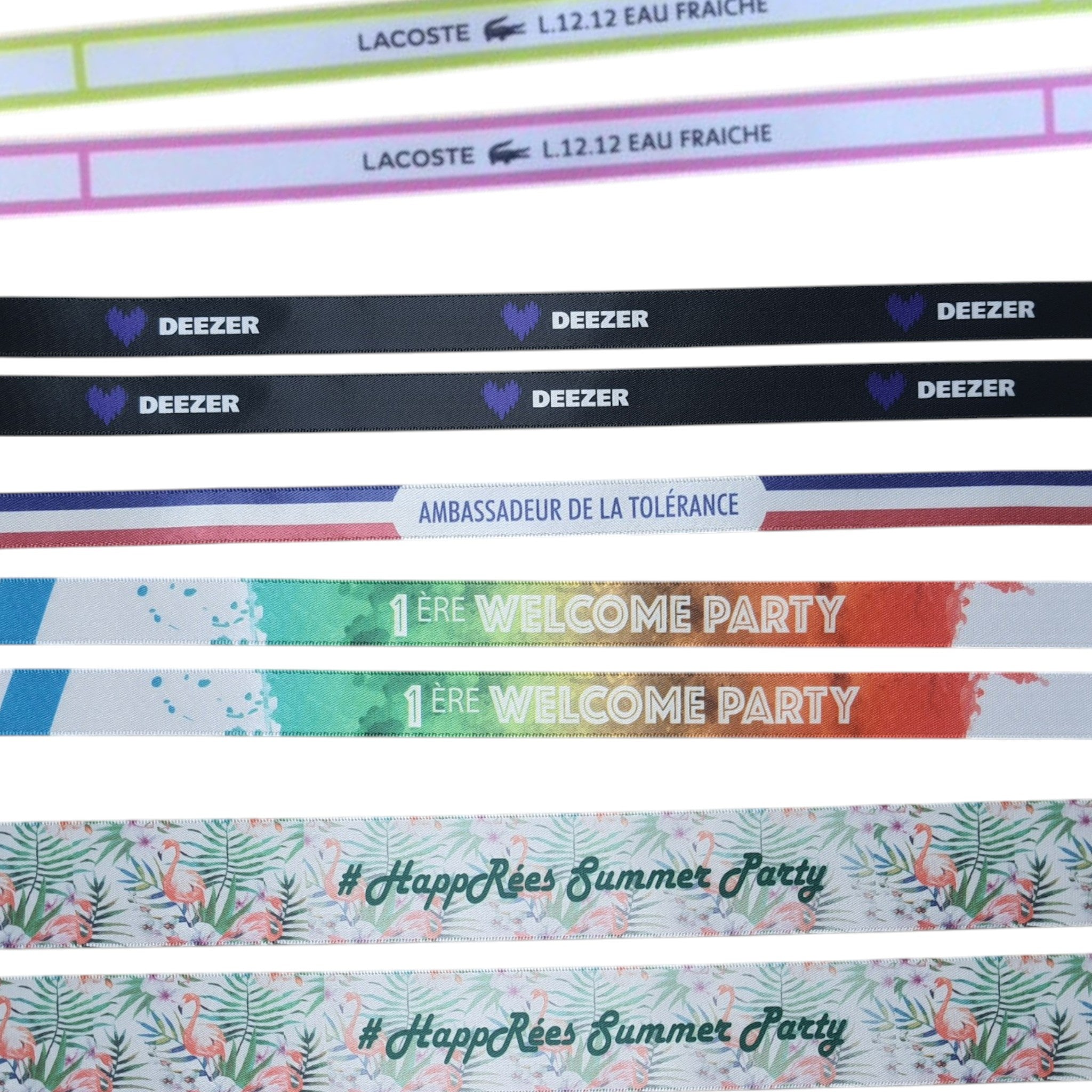 EXPRESS - Bracelet tissu personnalisé (1 à 4 jours)