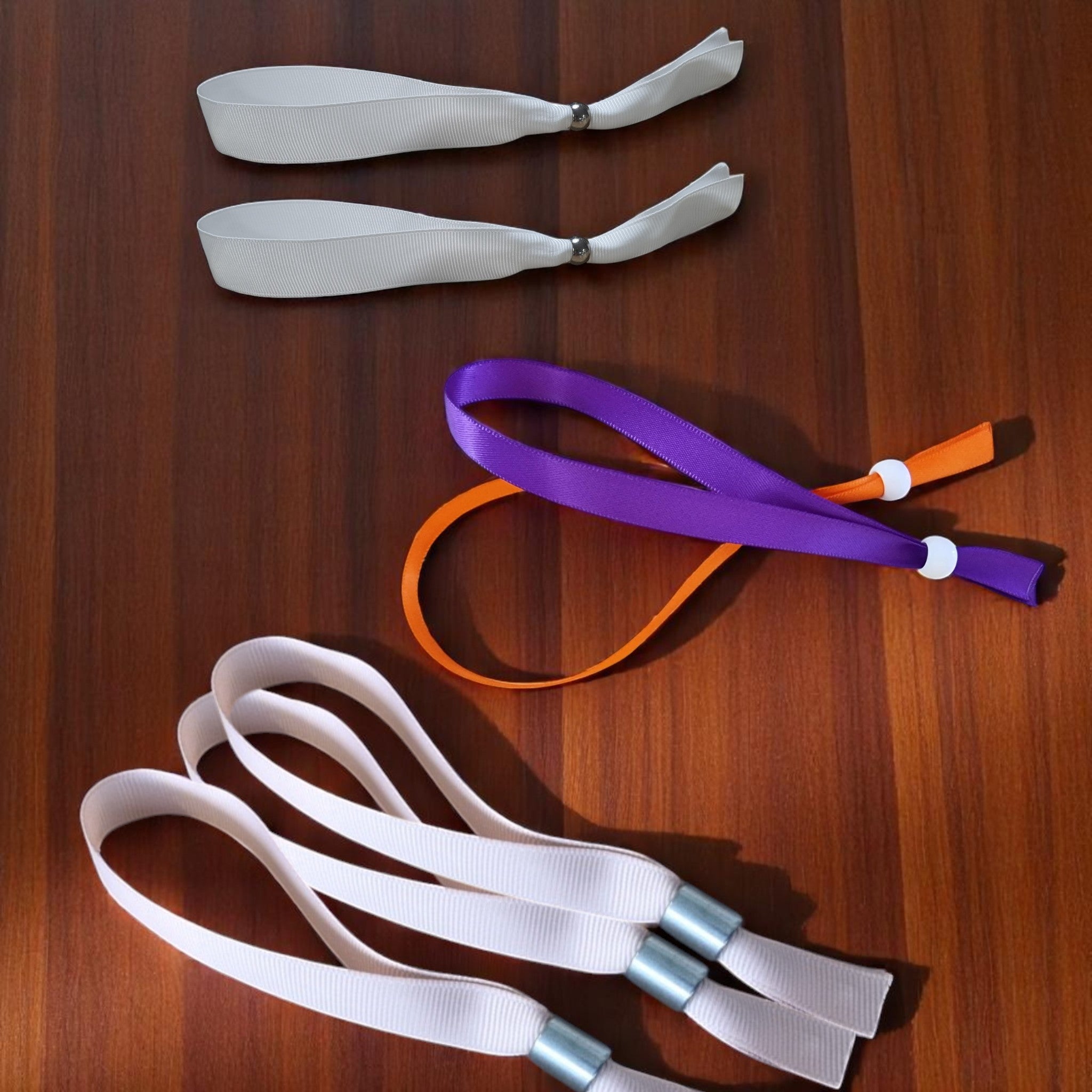 Bracelet VIERGE - tissu à nouer ou avec fermoir