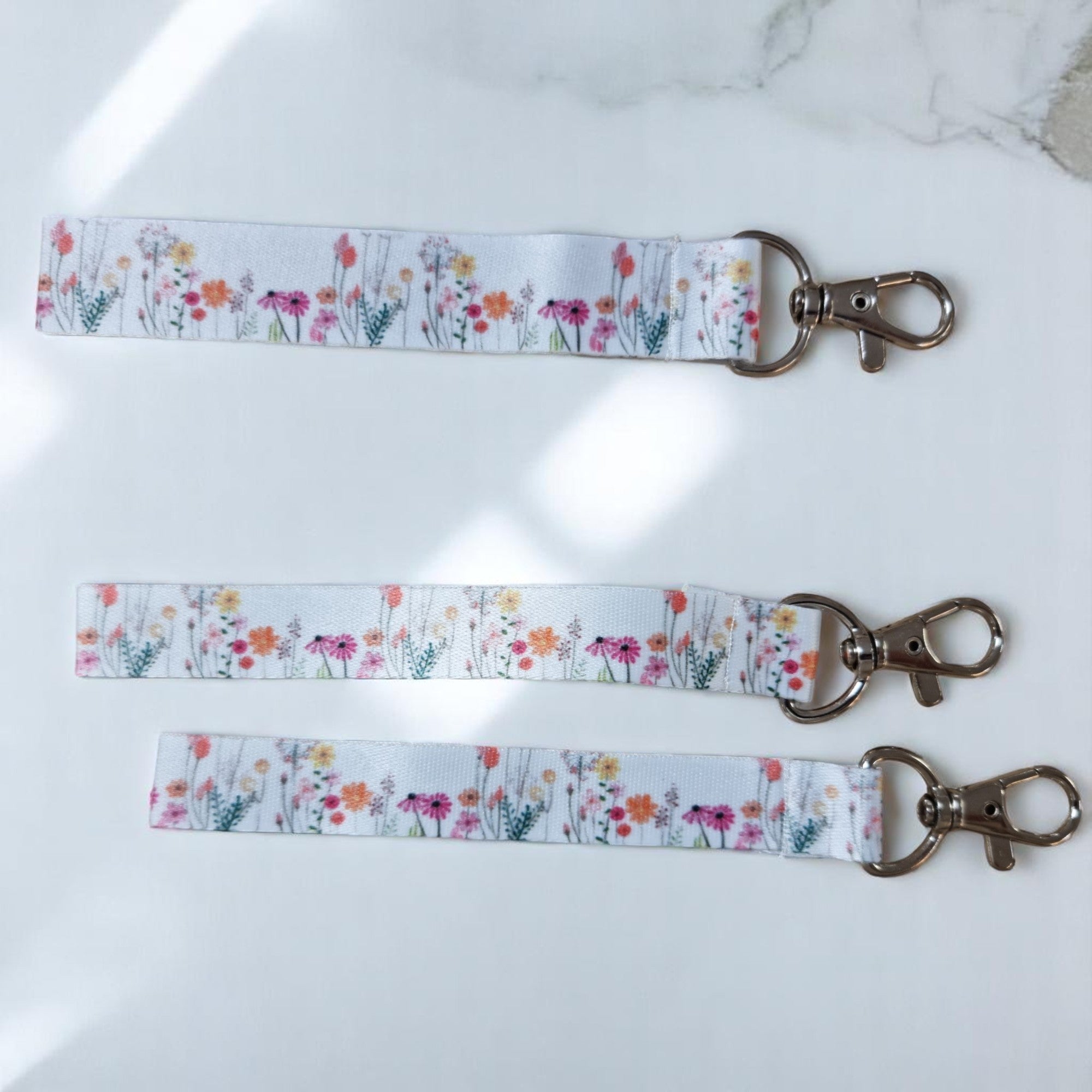 Porte-clé ruban - simple avec mousqueton