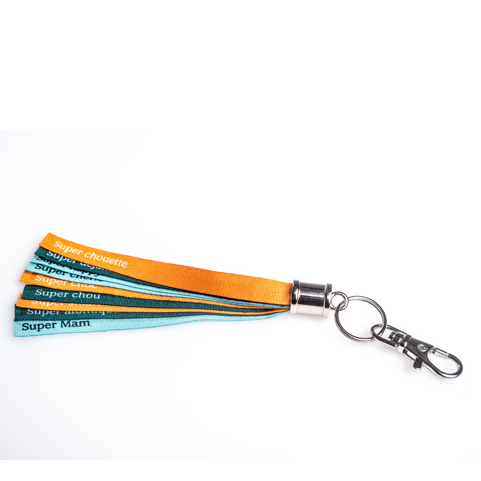 Porte-clé ruban - Pompon