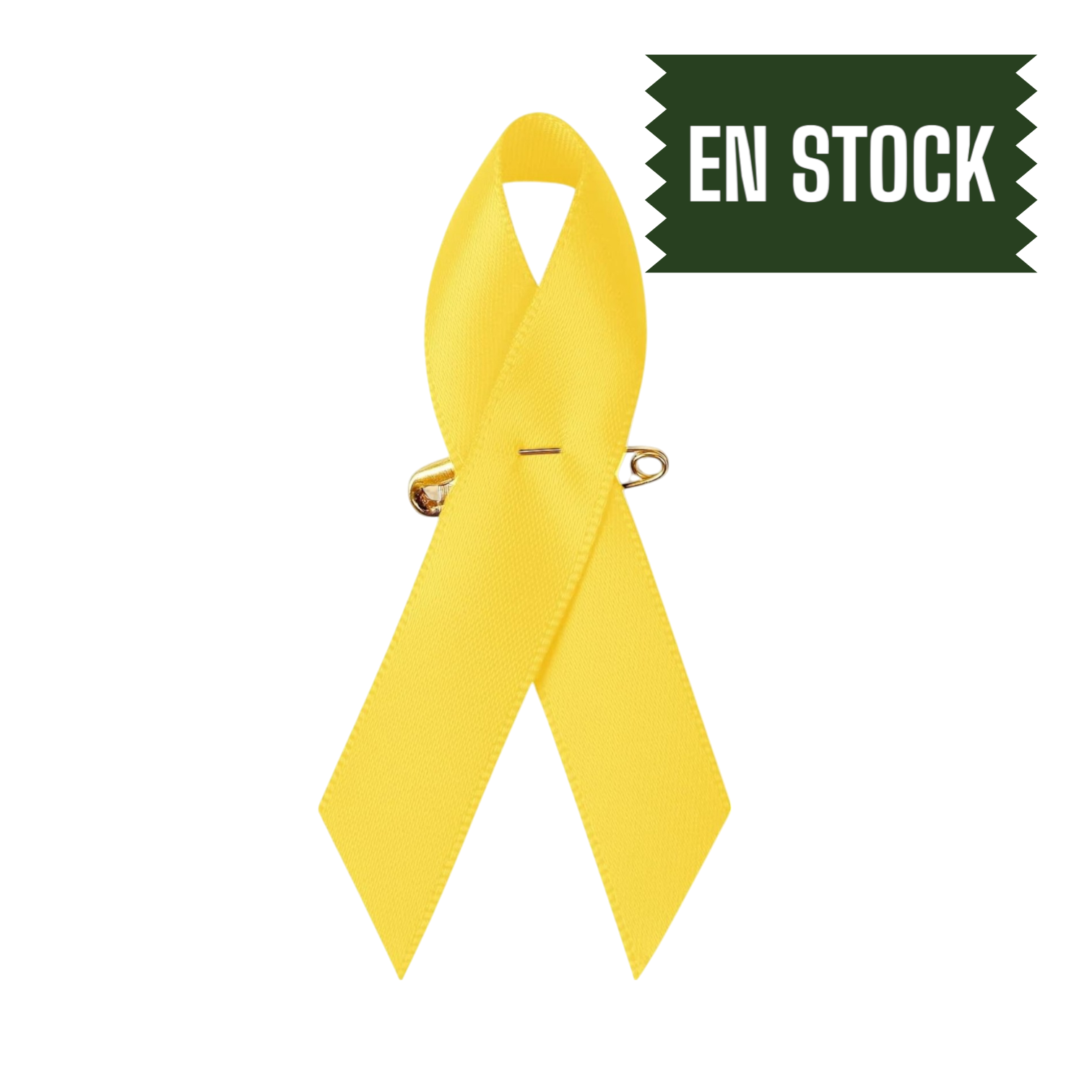 Rubans JAUNES - à épingles