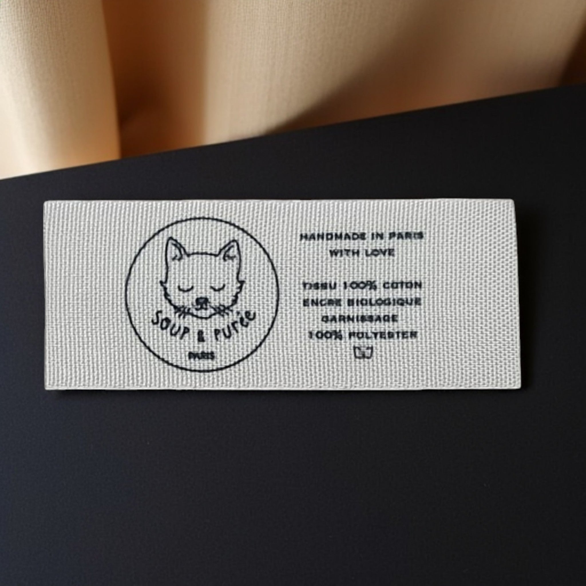 Etiquettes textiles - SANS PLI