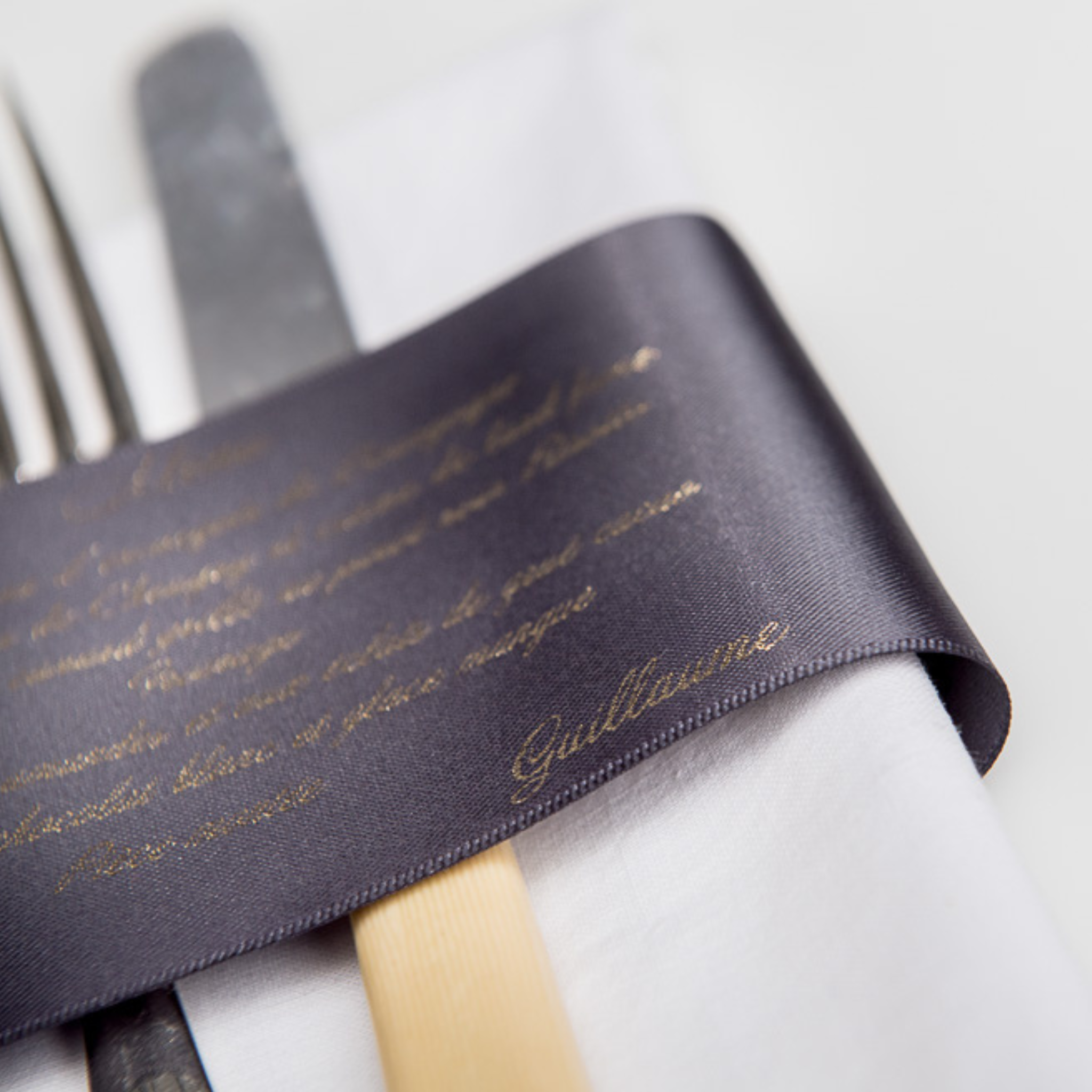 Ruban menu imprimé - NOMINATIF